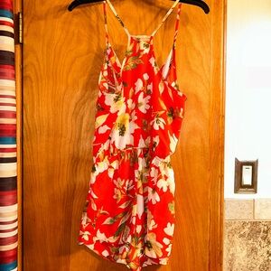 EUC! Floral Romper